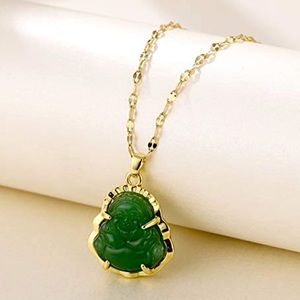 Bling 💎 Laughing Buddha Necklace